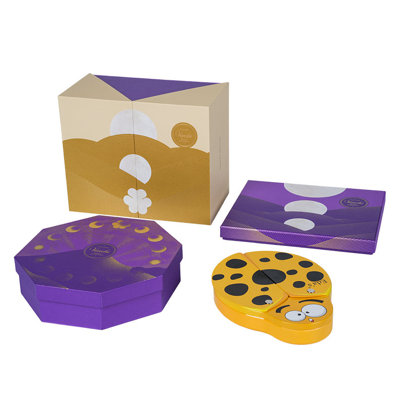 Boîte d'emballage rigide en chocolat à double porte