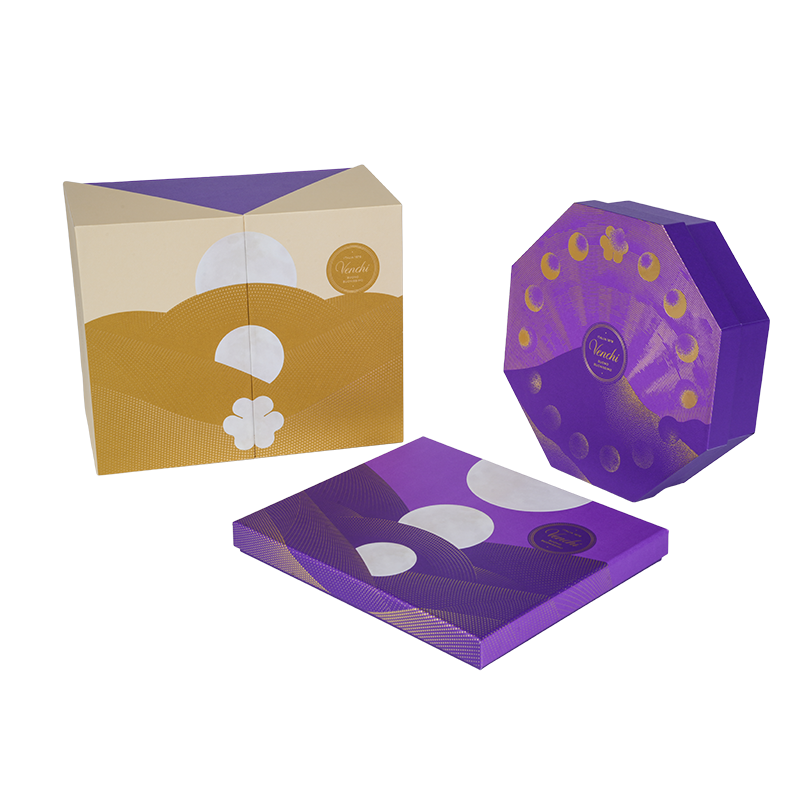 Boîte d'emballage rigide en chocolat à double porte