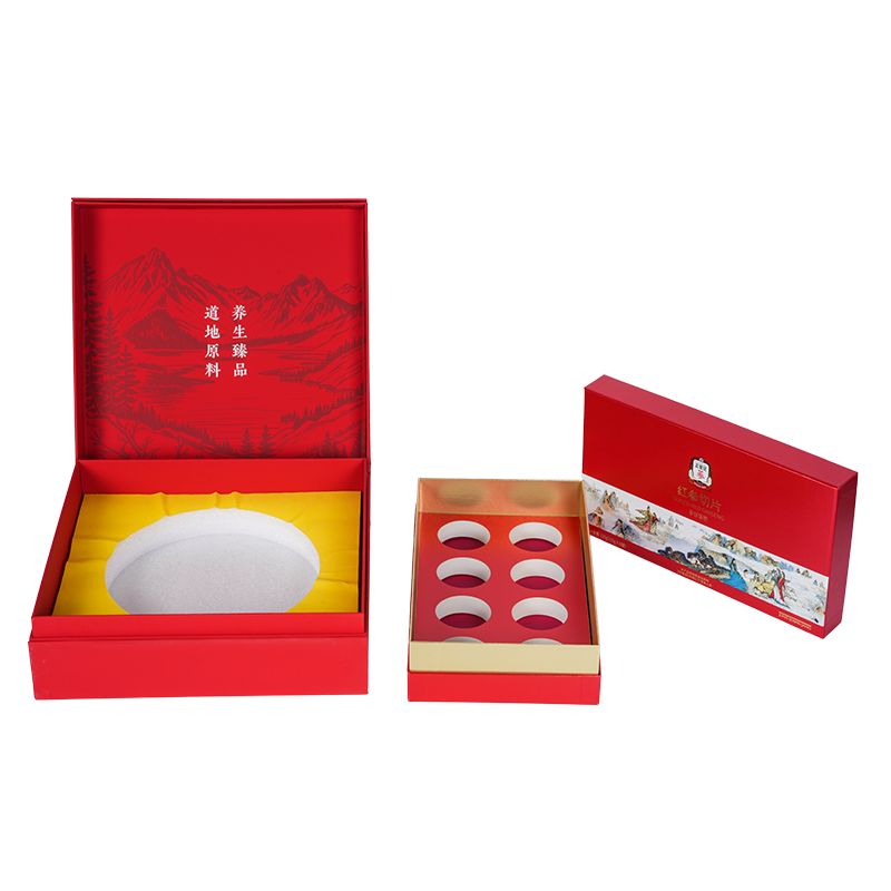 Coffret cadeau nid d'oiseau à couvercle amovible rigide