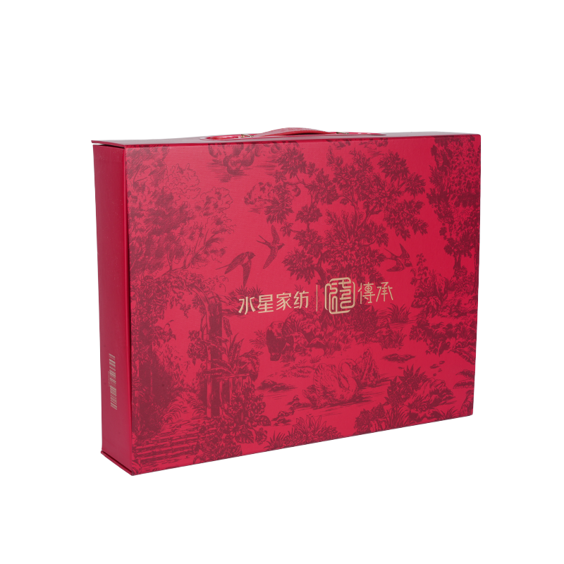 Boîtes en papier laminées antisalissures et résistantes à l'humidité en forme de livre pour emballages textiles domestiques