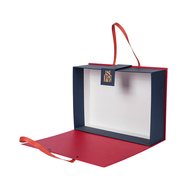 Boîtes en papier laminées antisalissures et résistantes à l'humidité en forme de livre pour emballages textiles domestiques