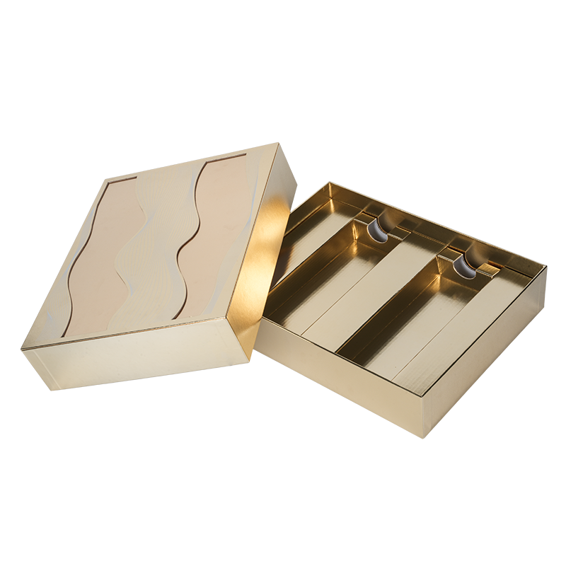 Coffret cadeau rigide à double porte pour huile comestible