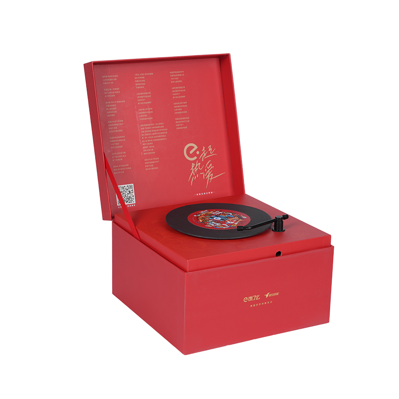 Boîte à musique rotative en forme de livre dur sur le thème des vacances