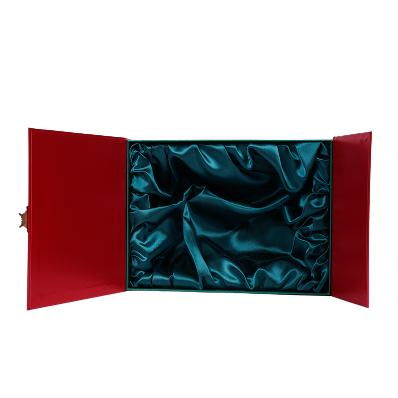 Boîte d'emballage de gâteau rigide à double porte