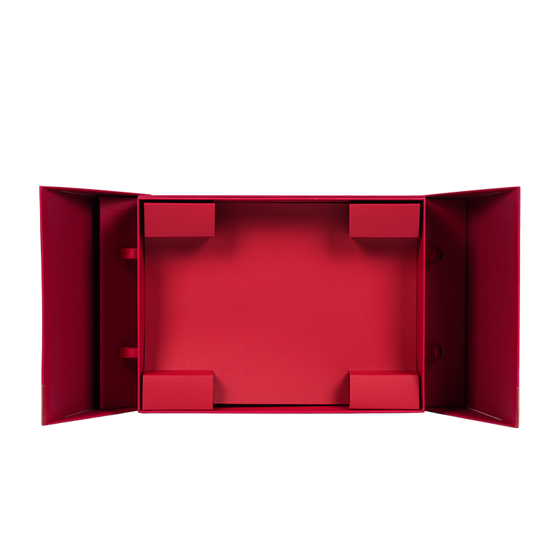 Boîte d'emballage de gâteau rigide à double porte