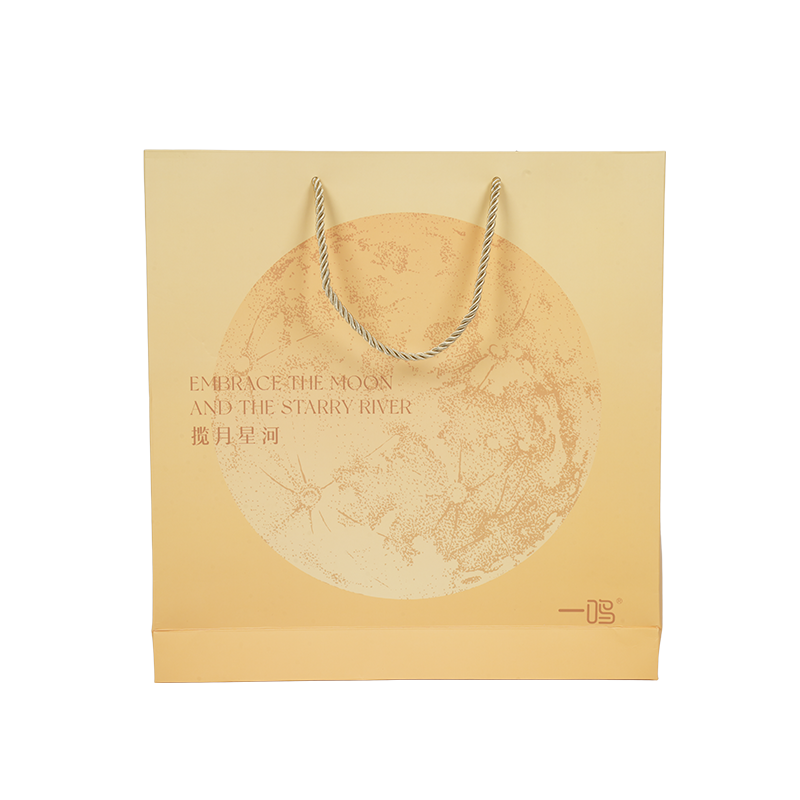 Sac de transport pour gâteau en carton kraft/blanc à poignée résistante à l'eau