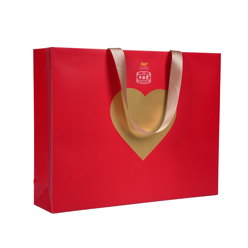 Sac de transport en papier kraft imperméable et estampé à chaud pour huile comestible