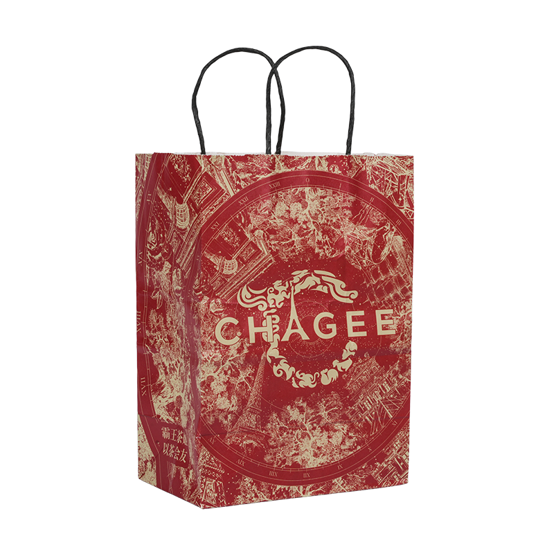 Sac en papier cartonné blanc gaufré estampé à chaud pour emballage de parfum