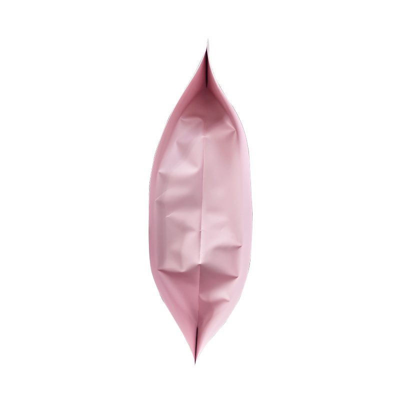 Sac d'emballage souple de forme irrégulière en chocolat noir fraîchement infusé