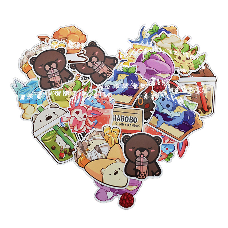 Étiquette adhésive en papier couché