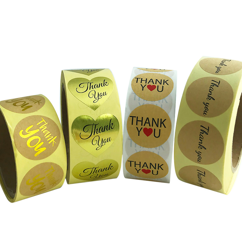 Étiquette adhésive en papier couché