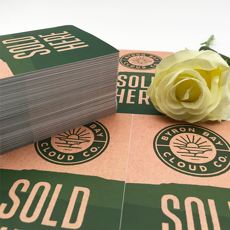 Autocollant kraft de qualité alimentaire – étiquette de boulangerie et de vente au détail