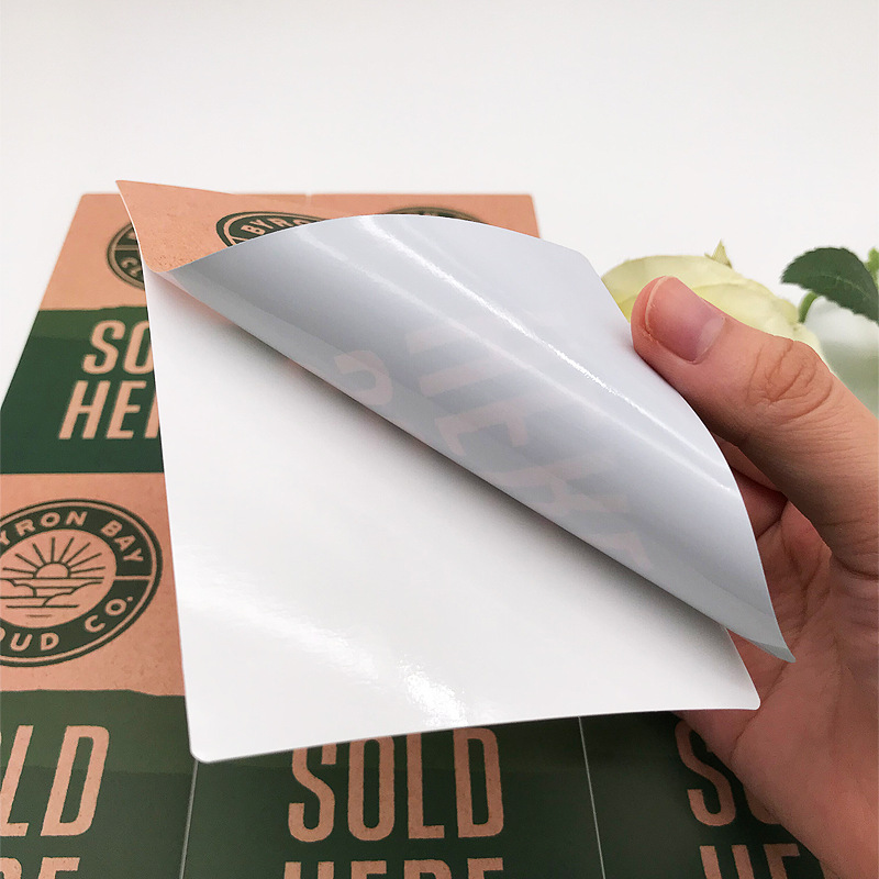 Autocollant kraft de qualité alimentaire – étiquette de boulangerie et de vente au détail