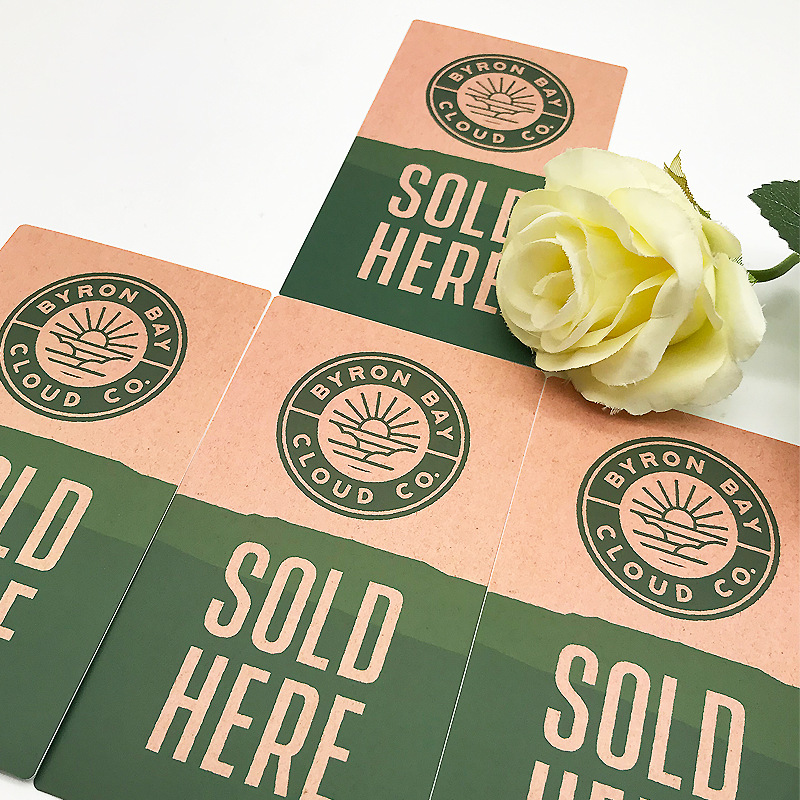 Autocollant kraft de qualité alimentaire – étiquette de boulangerie et de vente au détail