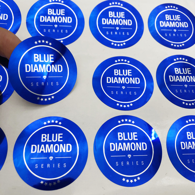 Étiquette de bouteille de vin gaufrée en feuille mate